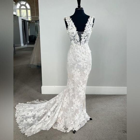 MIRA ZWILLINGER - VERONICA MERMAID DRESS (pre worn) XS/S or 2/4 - Picture 2 of 7